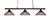 Toltec Lighting - 373-MB-808-LED18A - Four Light Bar - Oxford - Dark Granite