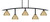 Toltec Lighting - 3745-MB-427-NAB - Five Light Bar - Kurve - Matte Black