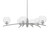 Toltec Lighting - 3746-GP-5110 - Six Light Chandelier - Kurve - Graphite
