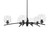 Toltec Lighting - 3746-MB-4812 - Six Light Chandelier - Kurve - Matte Black