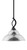 Toltec Lighting - 3901-MB-428-CH - One Light Mini Pendant - Cavella - Matte Black