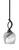 Toltec Lighting - 3901-MB-4819 - One Light Mini Pendant - Cavella - Matte Black