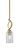 Toltec Lighting - 3901-NAB-3002 - One Light Mini Pendant - Cavella - New Age Brass