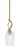 Toltec Lighting - 3901-NAB-4250 - One Light Mini Pendant - Cavella - New Age Brass