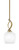 Toltec Lighting - 3901-NAB-4811 - One Light Mini Pendant - Cavella - New Age Brass