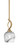 Toltec Lighting - 3901-NAB-4819 - One Light Mini Pendant - Cavella - New Age Brass