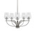Toltec Lighting - 3905-GP-210 - Five Light Chandelier - Cavella - Graphite