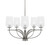 Toltec Lighting - 3905-GP-4250 - Five Light Chandelier - Cavella - Graphite