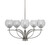 Toltec Lighting - 3905-GP-5110 - Five Light Chandelier - Cavella - Graphite