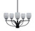 Toltec Lighting - 3905-MB-4022 - Five Light Chandelier - Cavella - Matte Black