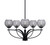 Toltec Lighting - 3905-MB-5112 - Five Light Chandelier - Cavella - Matte Black