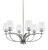 Toltec Lighting - 3906-GP-210 - Six Light Chandelier - Cavella - Graphite