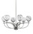 Toltec Lighting - 3906-GP-4109 - Six Light Chandelier - Cavella - Graphite