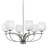 Toltec Lighting - 3906-GP-4811 - Six Light Chandelier - Cavella - Graphite