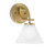 Toltec Lighting - 3911-NAB-312 - One Light Wall Sconce - Cavella - New Age Brass