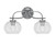 Toltec Lighting - 3912-GP-202 - Two Light Bath Bar - Cavella - Graphite