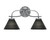 Toltec Lighting - 3912-GP-4059 - Two Light Bath Bar - Cavella - Graphite