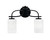 Toltec Lighting - 3912-MB-3001 - Two Light Bath Bar - Cavella - Matte Black