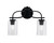 Toltec Lighting - 3912-MB-3002 - Two Light Bath Bar - Cavella - Matte Black