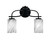 Toltec Lighting - 3912-MB-3009 - Two Light Bath Bar - Cavella - Matte Black