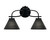 Toltec Lighting - 3912-MB-4059 - Two Light Bath Bar - Cavella - Matte Black