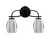 Toltec Lighting - 3912-MB-426-CH - Two Light Bath Bar - Cavella - Matte Black