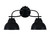 Toltec Lighting - 3912-MB-427-MB - Two Light Bath Bar - Cavella - Matte Black