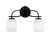 Toltec Lighting - 3912-MB-615 - Two Light Bath Bar - Cavella - Matte Black