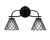 Toltec Lighting - 3912-MB-9185 - Two Light Bath Bar - Cavella - Matte Black