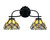Toltec Lighting - 3912-MB-9435 - Two Light Bath Bar - Cavella - Matte Black