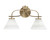 Toltec Lighting - 3912-NAB-312 - Two Light Bath Bar - Cavella - New Age Brass
