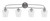 Toltec Lighting - 3914-GP-210 - Four Light Bath Bar - Cavella - Graphite