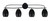 Toltec Lighting - 3914-MB-426-MB - Four Light Bath Bar - Cavella - Matte Black