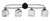 Toltec Lighting - 3914-MB-4819 - Four Light Bath Bar - Cavella - Matte Black