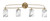 Toltec Lighting - 3914-NAB-3009 - Four Light Bath Bar - Cavella - New Age Brass