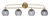 Toltec Lighting - 3914-NAB-5112 - Four Light Bath Bar - Cavella - New Age Brass
