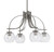Toltec Lighting - 3924-GP-4102 - Four Light Chandelier - Cavella - Graphite