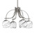 Toltec Lighting - 3924-GP-4819 - Four Light Chandelier - Cavella - Graphite