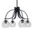 Toltec Lighting - 3924-MB-4102 - Four Light Chandelier - Cavella - Matte Black