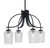 Toltec Lighting - 3924-MB-4250 - Four Light Chandelier - Cavella - Matte Black