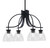 Toltec Lighting - 3924-MB-4760 - Four Light Chandelier - Cavella - Matte Black