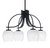 Toltec Lighting - 3924-MB-4811 - Four Light Chandelier - Cavella - Matte Black