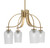 Toltec Lighting - 3924-NAB-4250 - Four Light Chandelier - Cavella - New Age Brass