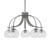 Toltec Lighting - 3925-GP-202 - Five Light Chandelier - Cavella - Graphite