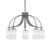 Toltec Lighting - 3925-GP-3001 - Five Light Chandelier - Cavella - Graphite