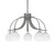 Toltec Lighting - 3925-GP-4101 - Five Light Chandelier - Cavella - Graphite