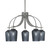 Toltec Lighting - 3925-GP-4252 - Five Light Chandelier - Cavella - Graphite