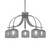 Toltec Lighting - 3925-GP-4612 - Five Light Chandelier - Cavella - Graphite