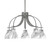 Toltec Lighting - 3925-GP-4769 - Five Light Chandelier - Cavella - Graphite