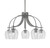 Toltec Lighting - 3925-GP-4810 - Five Light Chandelier - Cavella - Graphite